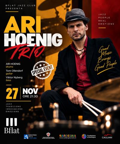 ARI HOENIG TRIO LIVE AL BFLAT *** Special Event***