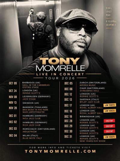 TONY MOMRELLE QUINTET *** Special Event***